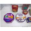 Image 2 : 7 Assorted Tins - Quality Street, Cadbury, Planters, Red Rose
