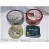 Image 1 : 4 Assorted Tins - Currier & Ives and After Eight