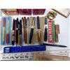 Image 4 : Lot of Writing Supplies - Pens, Pencils, Calligraphy Ink + Pen, etc.