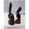 Image 2 : 2 Carved Wood Pelicans