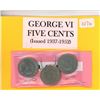 Image 2 : George VI 5 Cent - 1940, 1941, 1942