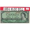 Image 1 : 1954 Canadian $1.00 Banknote