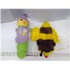 Image 2 : 2 Insect Toys - Bee and Caterpillar
