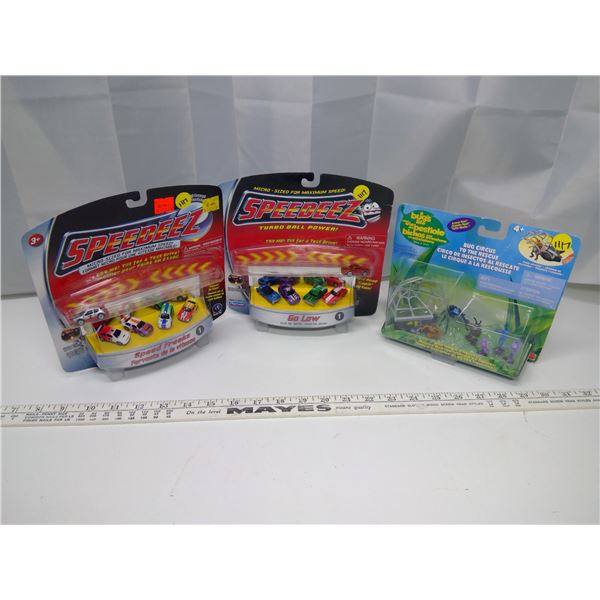 3 Micro Figure Sets - A Bug's Life and Speedeez