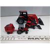 Image 1 : 3 Diecast International Tractors