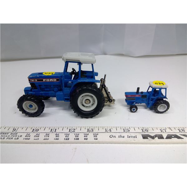 2 Diecast Ford Tractors