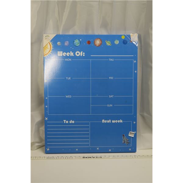 Space Theme Planner Picture - 22x28"