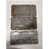 Image 3 : (3)Plates: F83-869 76-Sask, F83-868 76-Sask, SRZ-888 Sask