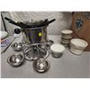 Image 1 : Fondue Set W/ All Utensils + Fondue Bowls