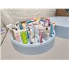 Image 3 : Lot of Assorted Paints & Very Nice Blue Storage Bin
