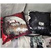 Image 2 : Lot of Bedroom Décor (Double Duvet Cover, Body Pillow Cover, (2) Color Changing Pillows)