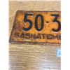 Image 2 : 1936 Sask Licenses Plate