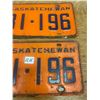 Image 3 : Pair of 1963 Sask Licenses Plates