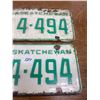 Image 3 : Pair of 1964 Sask Licenses Plates