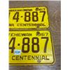Image 3 : Pair of 1967 Sask Licenses Plates