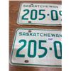 Image 2 : Pair of 1970 Sask Licenses Plates