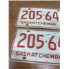 Image 2 : Pair of 1971 Sask Licenses Plates