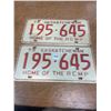 Image 1 : Pair of 1973 Sask Licenses Plates