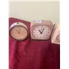 Image 2 : (4) Vintage Alarm Clocks (1 is Electric)
