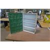 Image 5 : White Metal Medicine Cabinet - 15 1/2 x 6 x 24H"