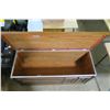 Image 5 : Wooden Bench with Storage Compartment - 18x48x23H"