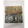 Image 1 : (2)Plates: F45-635 Wheat Province 56-Sask, 127-476 66-Sask