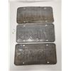 Image 2 : (3)Plates(2-Matching): F70-9684 1970-Sask, F70-685 1970-Sask x2