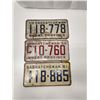 Image 3 : (3)Plates: 118-778 Wheat Province 59-Sask, C10-760 Wheat Province 58-Sask, 118-885 61-Sask
