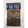 Image 1 : (3)Plates: F45-701 62-Sask, 39-579 1930-Sask, 61-676 1928-Sask