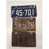 Image 2 : (3)Plates: F45-701 62-Sask, 39-579 1930-Sask, 61-676 1928-Sask