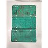 Image 3 : (3)Plates(2-Matching): F54-515 1969-Sask x2, F54-516 1969-Sask
