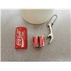 Image 2 : Coca-Cola plastic drink dispenser, fridge magnets & bottle opener