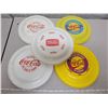 Image 1 : 5 Coca-Cola advertising frisbees