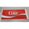 Image 1 : Metal Coke Coca-Cola sign approx 22 inches long