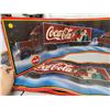 Image 1 : 5 Cardboard Coca-Cola Christmas advertisements - 60" long