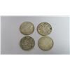 Image 1 : (4) Canadian 50¢ Coins - Pre-1968 Silver Content Coins