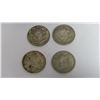 Image 1 : (4) Canadian 50¢ Coins - Pre-1968 Silver Content Coins