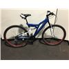 Image 2 : NO NAME BLUE 21 SPEED FULL SUSPENSION MOUNTAIN BIKE
