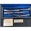Image 2 : ASSORTED COLLECTIBLES , CREST WITH 2 SWORDS, COMMUNITY PLATE CARVING/SERVING SET