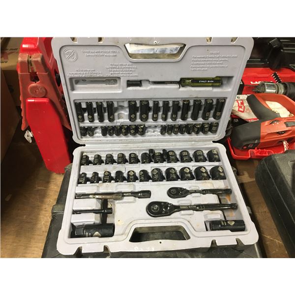 WESTWARD CHROME SOCKET SET & STANLEY PROFESSIONAL GRADE BLACK CHROME ...