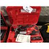 Image 1 : MILWAUKEE M12 CORDLESS HAMMERVAC UNIVERSAL DUST EXTRACTOR WITH HANDLE & ATTACHMENTS IN HARD CASE