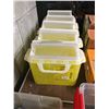 Image 1 : 5 BIO DISPOSABLE PLASTIC NEEDLE BINS