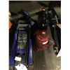 Image 2 : BLUE MOBILE HYDRAULIC VEHICLE JACK & 2 BOTTLE HYDRAULIC JACKS