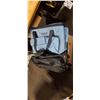 Image 1 : BOX OF ASSORTED BAGS, CLOTHING AND SHOES
