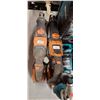 Image 2 : LOT OF ASSORTED CORDLESS POWER TOOLS INCLUDING 2 RIDGID RECIPROCATING SAWS WITH 2 BATTERIES, MAKITA