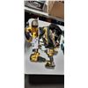 Image 1 : LOT OF ASSORTED DEWALT CORDLESS POWER TOOLS INCLUDING IMPACT DRIVER, DRILL, 6-1/2" CIRCULAR SAW AND