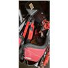 Image 2 : HUSKY MOBILE TOOL BAG WITH CONTENTS OF ASSORTED BOLT CUTTERS, 1/2" CORDLESS IMPACT WRENCH,