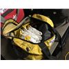 Image 1 : MARINE DUFFLE BAG WITH CONTENTS OF GLOVES AND ASSORTED ELECTRONICS