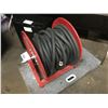 Image 1 : RED METAL WALL MOUNTED HOSE REEL WITH HOSE