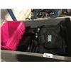 Image 2 : PLASTIC RUBBERMAID / STERILITE STORAGE BINS, LIDS & ASSORTED MUSIC GEAR SOFT TRANSPORT BAGS ( LARGE